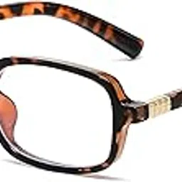 4Flaunt essntl series Retro Rectangle Zero Power Computer Glasses For Men & Women | Vintage 90s Narrow Frame | Anti Glare, Lightweight & Blocks Harmful Blue Light Rays | UV400 Protection Specs-image-70