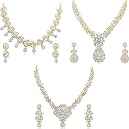 sukkhi Exclusive 3 Piece Necklace Set Combo-picture-27