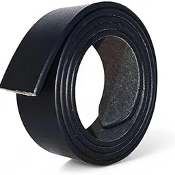 prestigeum Men's Genuine Leather Black Belt | 35mm Width | Formal Belt | Premium Black Leather Strap Without Buckle | Gift Box Packing | Ideal for Office, Business & Gifting-picture-42