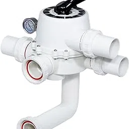 POOLTOOL Swimming Pool Multi Port Valve 2 inch Side Mount MultiPort Valve with Handle Replacement for Swimming Pool Sand Filter Water Filter System Machine, ABS material-image-12