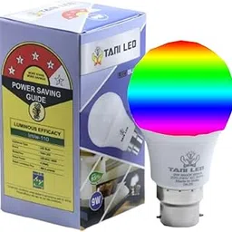 TANI LED Smart Light Bulb, RGB Color Changing, B22 Base, Multicolor-picture-64