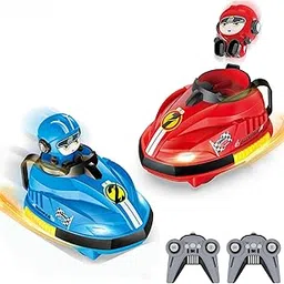 Remote Control Go Kart Car Toy for Two Players 2.4GHz Bumper Car for Kids | Ideal for Kids of All Age | Rechargeable via USB | Ideal for Birthday | for Boys & Girls | Racing High Speed Toy-picture-32
