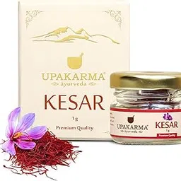 UPAKARMA Kashmiri Kesar Saffron Original 1gram - Premium A+++ Grade in Gift Box, 100% Pure, Handpicked for Flavor & Aroma, Ideal for Cooking & Sweets - Pack of 1-image-8