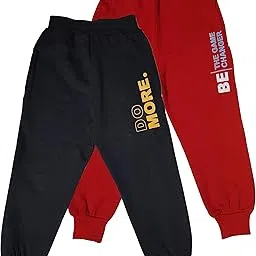 STARLATH Kids Fleece Warm Track Pant, Jogger, Warm Pajama and Lower Winter Wear for Boys and Girls (Pack of 2)-picture-36