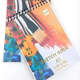 SUKECHI A5 Sketch Book Pack of 2, Size Small 21x15 cm, 150 GSM Thick Paper For Artists-picture-31