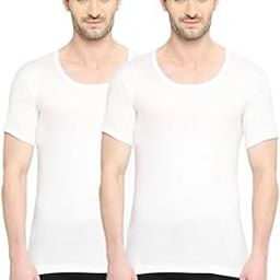 vip Men's Solid Regular Fit Vest (VP-MI-VS-CLSRS-10P-PO2-85_White-Pack of 2-picture-37