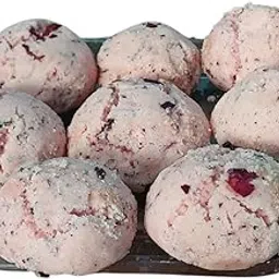 Shri Radhey Bakers Crunchy Rose Nan-Khatai Cookies Desi Ghee Butter Snack for Adults Kids Tasty Healthy Snacks Biscuits for Tea (300 Gm)-picture-40