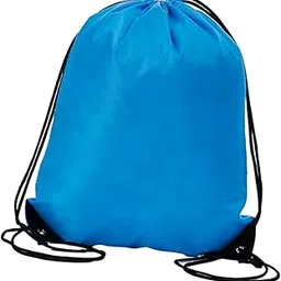 Drawstring Backpack Ball Holder Casual Day Pack Rucksack for Men Adults Yoga Blue-Sporting Goods-Fitness, Running & Yoga-Gym Bags-1pcs Drawstring Backpack-image-48
