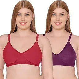 souminie Minimiser Bra - Everyday Fit - Non Padded - Cotton Rich - Full Coverage - Wirefree -Seamed Bra-picture-28