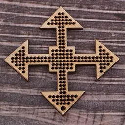 bnf® 4xArrows Shape Hole Paved Plaque Stitch Embroidery Wooden Board 65mm | Wooden Pieces | Crafting Pieces | Multi-Purpose Craft Supplies-picture-29