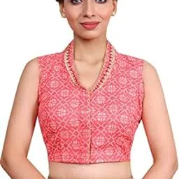 rene Fashion Neck Casual Cotton Blend Women Sleeveless Blouse(MD-005750@@P)-picture-23