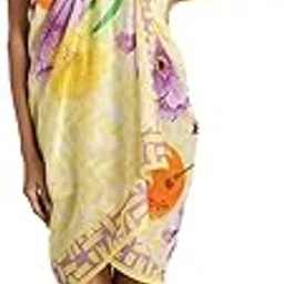 the print pickle Citrus Bloom Fruits Print Sarong | Resort wear | Beachwear | Coverup | Wrap around-picture-41