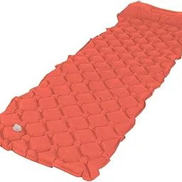 Sleeping Pad, Mattress Sleeping Mat, 2‑way Valve Backpacking Pad Camping for Picnic Travel(orange)-picture-35