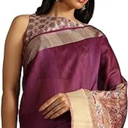 soch Womens Tussar Solid Saree-picture-48