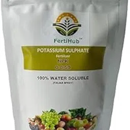 FertiHub SOP 00 00 50 - Potassium Sulphate 400 gm for Plants Growth,100% Water Soluble Powder, Foliar Spray Nutrition |-picture-14