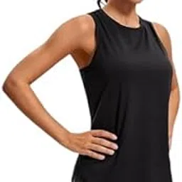 kikwit Women's Sleeveless Workout Tops Breathable Lightweight Active Tennis Yoga Shirts Athletic Running Tank Tops for Women-picture-45