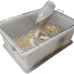 AI-Polypropylene Animal Cage with Water Bottle 250ml Size 430x270x150mm/excellent shelter for Animal/Mice Cages Animal Cages, Rat Cages & Hamster Cages for Laboratory Used/Lab & Scientific Products-image-19