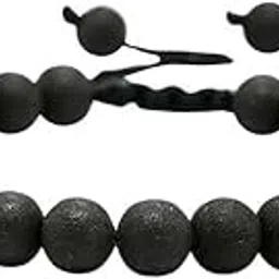 pmw Karungali Bracelet Original for Men Women - 1 Pcs - Black Ebony Wood Bracelet - Original and Natural Karukali Malai For Men Women Pooja Supplies (Adjustable)-picture-45