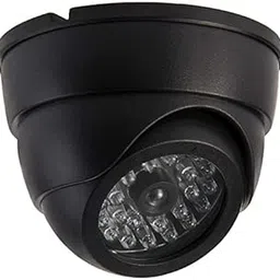 BRUSHFINCH Dome Surveillance Security Dummy Imitation Camera Fake Security Camera Simulated Infrared IR LED Fake Camera with Blinking Light CCTV Surveillance-picture-20