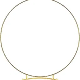TRENDYNEST Metal Floral Hoop Ring Wreath Ring for Ceremony Table Centerpiece Decoration | Venue Decorations | Wedding Supplies | Home & Garden-image-41