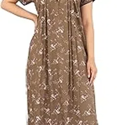 g4girl Women's Comfortable and Stylish Alpine Nighty for Women | Night Gown | Night Dress | Maxi | G1025-picture-34