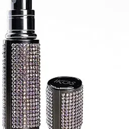 IKOS Perfume Atomizer Refillable Bottle | Compact Pocket Spray Bottle for Men and Women | Aluminium Mini Perfume Dispenser | Portable Travel Essential for Fragrance Refill | Diamond Pattern | 5ml-picture-20