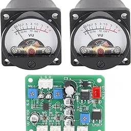 Level Amplifier Board, Easy To Connect Wide Measurement Range VU Meter Panel with 6Pcs Cables for Sound Signal Devices-picture-47