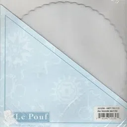 Le Pouf 9" Round White Favor Tulle Circles Scalloped Edge (25) TUFT-TEE-picture-16