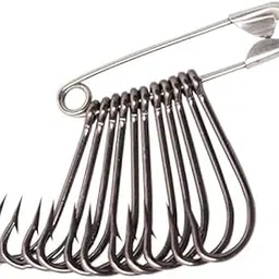 Gauri Enterprises High Carbon Steel Jig Jag Fishing Hook -10pcs Fishing Hook-picture-10