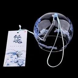 FABLOFT®Japanese Style Glass Windchime Hanging Blessing Bells Home Wind Chimes 8-image-15