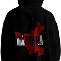 The Vedic Land Hoodie| Haryana Hoodie| Unisex Adult Hooded Neck and Round Neck Hoodie| 100% Pure Cotton| 400 GSM| Navy Blue/Wine/Black Colors-picture-52