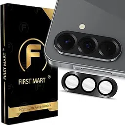 FIRST MART Camera Lens Protector for Samsung Galaxy A56 (6.7 Inches) Tough HD Individual Aluminum Alloy Lens Rings Cover, Scratch Resistant, Thin Lens Protection| Black, 1 Pack-image-2