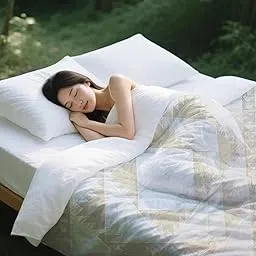 Elan Dreams Premium Cotton Bedding Set, Soft White Duvet Cover, Single Bed Size-picture-38