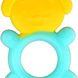 THE LITTLE LOOKERS Teddy Shape Silicone Teether 100% BPA Free Teething Toys for Baby/Toddlers/Infants/Children (Teddy, Pack of 1)-image-14