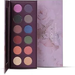 Lotus Make-Up Proedit Eye Primer Infused EyeShadow Palette Glam Goddess| Highly Pigmented| Blendable| 12 Shades|16.8g-picture-46