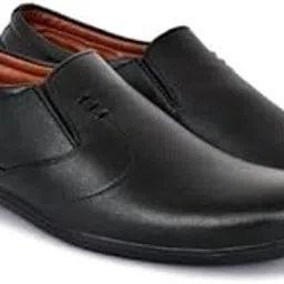 Deepak Enterprise Premium Synthetic Leather Slip On Office Dress Formal Shoes-picture-15