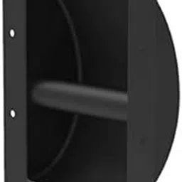 Penn Elcom Medium Black Recessed Steel Bar Speaker Cabinet Handle H1105 - Pull Handle-image-1