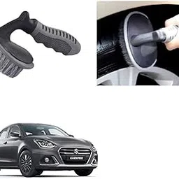 All Purpose Alloy Wheel Tire Car Rim Tyre Cleaning Brush Essential Universal Accessories Suitable for Maruti Suzuki Swift Dzire 2017 to 2022-picture-70
