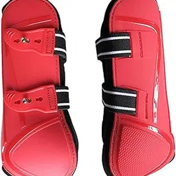 Calandis™ 1 Pair Tendon Boots Jumping Guards Protection Red Front Leg XL | Horse Boots | Horse Wear | Equestrian | Outdoor Sports-image-84