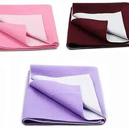 Dry Sheet for Baby, Baby Bed Protector, Waterproof Baby Sheet, Small Size, Pack of 3 (70 cm X 50 cm)-picture-19