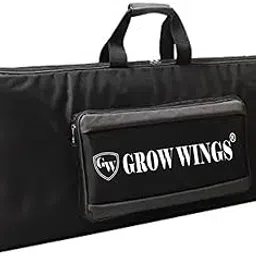 Grow Wings Piano Cover Bag for 61 Keys Piano {Black}-picture-28