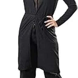kotty Women's Solid Black Beauty Fullsleeve Moisture Wick Shurg-picture-29