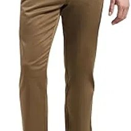 monte carlo Men's Regular Fit Trouser Pants | Solid Pattern Casual Trousers | Button Closure | Stylish & Comfortable Formal Trouser for Men's-picture-27