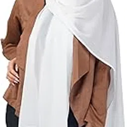 ana Soft Chiffon Scarf/Stole/Hijab/Dupatta - Soft and Flowy Texture, Solid Pattern, Perfect Blend of Style and Comfort - Elegance for Every Occasion-picture-20