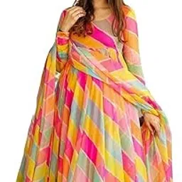 Women Gown Dupatta STE for FSTIVEL Party-picture-36
