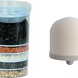 RiverSoft Purestream Activated Carbon Ps-Cdm-C5 Replacement Cartridge For Mineral Water Purifiers | Non-Electric And Chemical Free | Counter Top (Pack Of 1),Multicolor-image-5