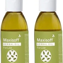 Maxisoft Lice Herbal Oil | Herbal Lice Killer Oil | Kills Lice, Eggs and Nits Naturally | With Sitafal, Shikakai| (25 ml - Pack of 2)-picture-51