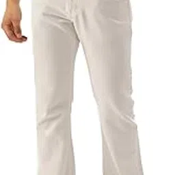 bene kleed Men's Cotton Button-and-Zip Rigid Bootcut Denim Trouser-picture-12