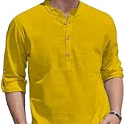 edinwolf Slim Fit Short Kurta for Men and Boys.(KRT_BTN05, Navy Blue)-picture-32