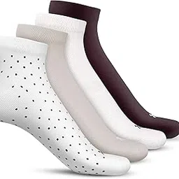 talkingsox Bamboo Ankle Length Socks for Men and Women | Anti-Odor, Seamless, Super Soft, & Breathable | Office, Lounge, Cycling & Running | Pack of 4-picture-32